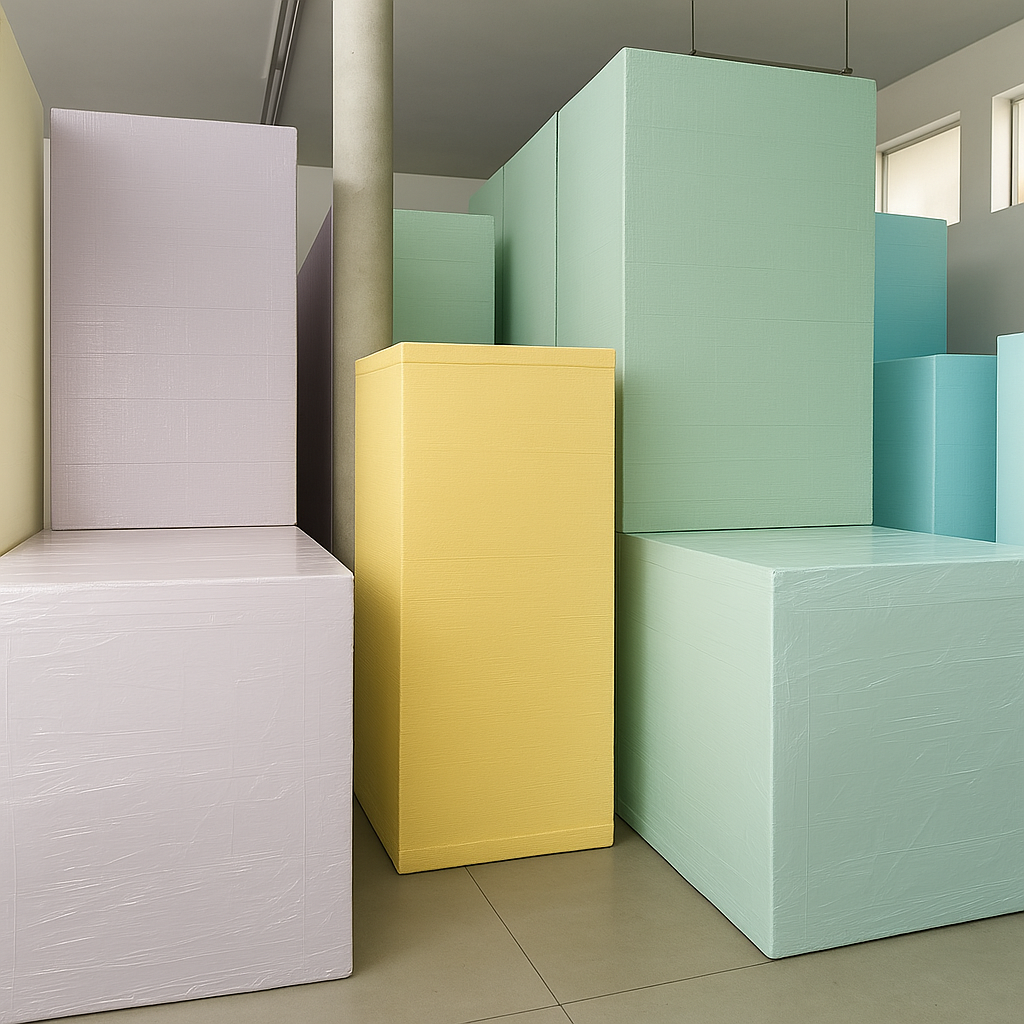 Bloki z pianki poliuretanowej tapicerskiej